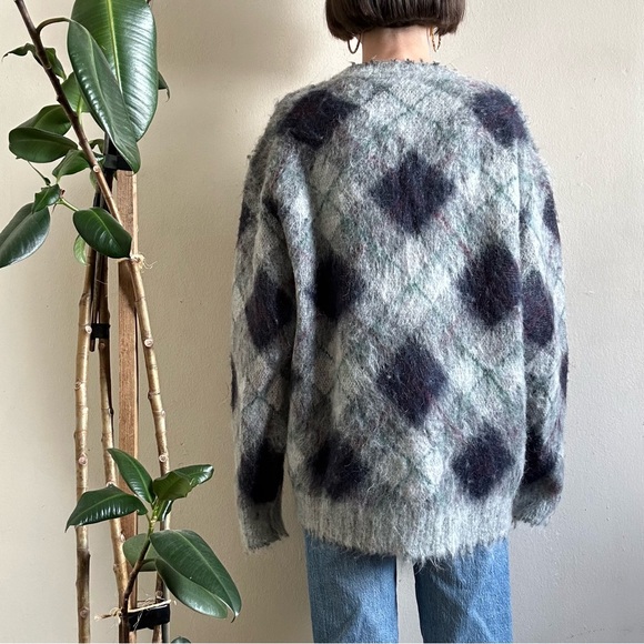 NWT R13 Fluffy Oversized Distressed Edge Cardigan - Picture 4 of 9